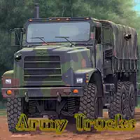 Armee-Lkw Versteckte Objekte